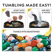 Load image into Gallery viewer, NATIONAL GEOGRAPHIC Rock Tumbler Grit - Rock Polishing Grit Media, Polish Up to 20 lbs. of Rocks, Works with any Rock Tumbler, Rock Polisher, Stone Polisher
