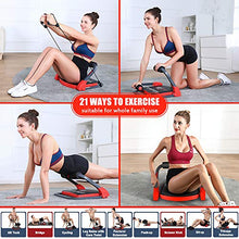 Load image into Gallery viewer, MBB Ab Crunch Machine,Exercise Equipment for Home Gym Equipment for Strength Training with Resistance Bands, Abs and Total Body Workout,Sole Brand and Patent Owner
