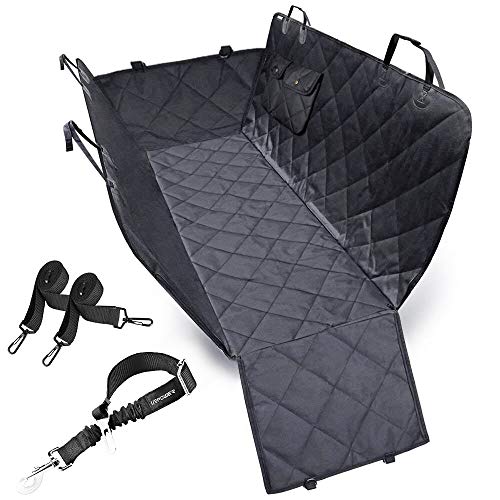 URPOWER Dog Seat Cover Car Seat Cover for Pets 100% Waterproof Pet Seat Cover Hammock 600D Heavy Duty Scratch Proof Nonslip Durable Soft Pet Back Seat Covers for Cars Trucks and SUVs