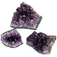 Load image into Gallery viewer, SUNYIK Natural Amethyst Quartz Crystal Cluster,Druzy Geode Specimen Gemstone Sculpture Sphere(0.2-0.3lb)
