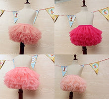 Load image into Gallery viewer, elamccor Tutu Skirt for Baby Girl Toddler 6 Layered Tulle Skirts, Watermelon Pink, 3-4T
