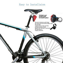 Load image into Gallery viewer, BESTSUN USB Rechargeable Bicycle Tail Lights Bike Cycling Safety Zone Tail Light 8 LED with 2 Red Safety Lines for Cycling Hiking

