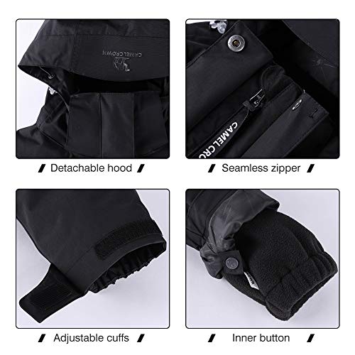 Load image into Gallery viewer, CAMEL CROWN Womens Waterproof Ski Jacket 3-in-1 Windbreaker Winter Coat Fleece Inner for Rain Snow Outdoor Hiking
