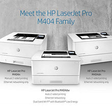 Load image into Gallery viewer, HP LaserJet Pro M404dw Monochrome Wireless Laser Printer with Double-Sided Printing, Works with Alexa (W1A56A)
