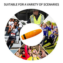 Load image into Gallery viewer, Electronic Whistle with Lanyard, USB Charging 3 Tone High Volume Spalding Emergency Whistle for Referee Coaches Teacher, Outdoor Camping Hiking Boating Safety Whistles
