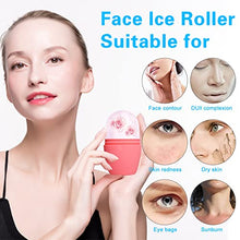 Load image into Gallery viewer, 2 Pcs Ice Roller for Face and Eye, Ice Face Roller Skin Care Gua Sha Tool, Silicone Ice Mold for Face,Facial Ice Roller Skin Care Tool for Face &amp; Eye Puffiness Relief &amp; Remove Fine Lines,Gifts for Her
