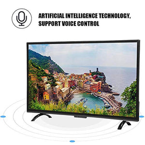 Nunafey 4K TV, Curved TV, 3000R Curvature Color for Indoor, Home, Hotel(European regulations)