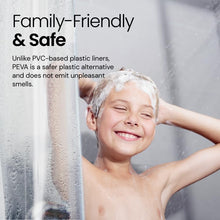 Load image into Gallery viewer, LiBa Bathroom Shower Curtain-Liner - Waterproof Plastic Shower Curtain Premium PEVA Non-Toxic Shower-Liner with Rust Proof Grommets Clear 8G Heavy Duty Bathroom Accessories 36x72
