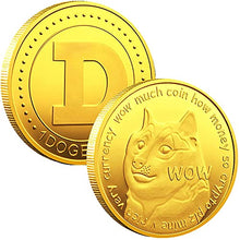 Load image into Gallery viewer, Bitcoin (BTC) Ethereum (ETH) Litecoin (LTC) Dogecoin (Doge) Commemorative Coins with Protective Case - Protective Collectible Gifts. | Blockchain Cryptocurrency | Chase Coin
