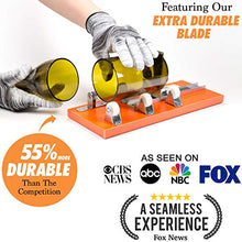 Load image into Gallery viewer, HOME PRO SHOP Bottle Cutter &amp; Glass Cutter Kit- Wine Bottle Cutter DIY Tool- Glass Bottle Cutter Kit for Wine, Beer Bottles, Mason Jars - Bottle Cutting Kit w/Safety Gloves &amp; Accessories
