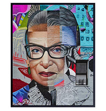 Load image into Gallery viewer, Ruth Bader Ginsburg Mural - RBG Graffiti Street Art - Unique Gift for Lawyer, Attorney, Judge, Liberal, Democrat, Feminist, Women - Cool Home Decor Wall Art Picture Print. 8x10 Unframed
