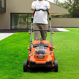 MAXLANDER 40V Cordless Lawn Mower 15 inch Brushless Motor 4.0AH Battery and Charger Included 6 Position Height