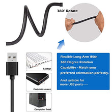 Load image into Gallery viewer, UBeesize Selfie Ring Light with Cell Phone Holder Stand for Live Stream/Makeup, LED Camera Lighting [3-Light Mode] [10-Level Brightness] with Flexible Arms Compatible with iPhone 8 7 6 Plus X Android
