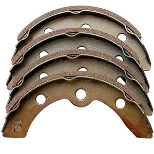 10L0L Golf Cart Brake Shoes, Replacement Brake Pads for Club Car DS&Carryall(Manual Adjust) 1981-1994, E-Z GO G&E 1982-1986, for Yamaha G1 1979-1981, Columbia Par Car G&E 1986-2017