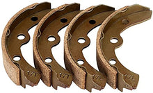 Load image into Gallery viewer, 10L0L Golf Cart Replacement Brake Shoes Set (2Long, 2 Short) Fits Select Club Car, E-Z-GO and Yamaha Models
