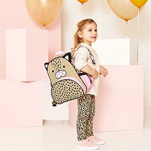 Skip Hop Toddler Backpack, 12" School Bag, Leopard
