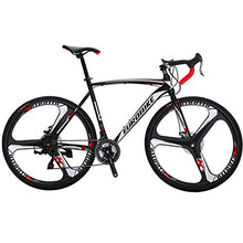 Load image into Gallery viewer, EUROBIKE Road Bike TSM550 Bike 21 Speed Dual Disc Brake 54CM 700C 3-Spoke Wheels Road Bicycle
