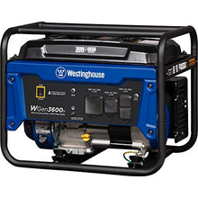 Load image into Gallery viewer, Westinghouse WGen3600v Portable Generator - 3600 Rated Watts &amp; 4650 Peak Watts - Gas Powered - CARB Compliant
