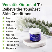 Load image into Gallery viewer, Remedy Tea Tree Oil Balm - Cream for Athletes Foot, Jock Itch, Ringworm, Eczema, Nail Issues, Rash, Skin Irritation - Ointment for Dry, Itchy Skin - Foot &amp; Body Balm with Lavender &amp; Eucalyptus - 2 Oz

