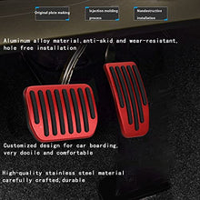 Load image into Gallery viewer, Winkter Tesla Model Y Accessories Anti-Slip Auto No Drilling Foot Pedal Brake and Gas Pedal Pad Fit for Tesla Model 3 Model Y 2017-2021 Accelerator Pedal Covers 2Pcs Red
