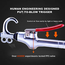Load image into Gallery viewer, High Volume Air Blow Gun Alluminum Rubber Guard Air Flow Nozzle,Industrial Household Air Blower Gun,Pneumatic Air Compressor Accessories Dust Cleaning Tool
