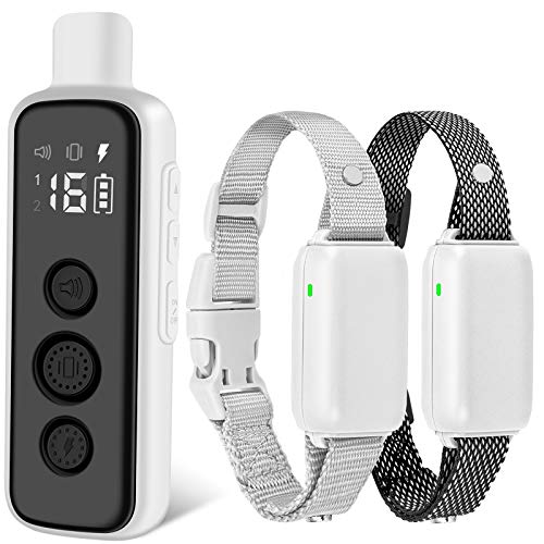 Load image into Gallery viewer, Bousnic Dog Shock Collar for 2 Dogs - ( 8-120lbs) Waterproof Rechargeable Electric Dog Training Collar with Remote for Small Medium Large Dogs with Beep Vibration Safe Shock Modes