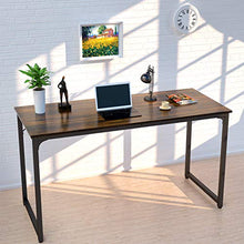 Load image into Gallery viewer, Foxemart 47 Inch Computer Desk Sturdy Office Desks 47” Modern PC Laptop Notebook Study Writing Table for Home Office Workstation, Rustic Brown
