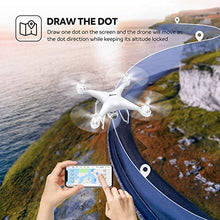 Load image into Gallery viewer, Potensic T25 GPS Drone, FPV RC Drone with Camera 1080P HD WiFi Live Video, Dual GPS Return Home, Quadcopter with Adjustable Wide-Angle Camera- Follow Me, Altitude Hold, Long Control Range, White
