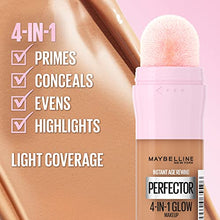 Load image into Gallery viewer, Maybelline New York Instant Age Rewind Instant Perfector 4-In-1 Glow Makeup, Light/Medium
