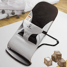 Load image into Gallery viewer, Ergonomic Baby Bouncer Seat - Bonus Travel Carry Case Included - Safe, Portable Rocker Chair with Adjustable Height Positions - Infant Sleeper Bouncy Seat Perfect for Newborn Babies by ComfyBumpy
