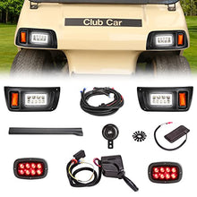 Load image into Gallery viewer, 10L0L Golf Cart Light Kit(12V-48V) with Ultimate Light Kit Upgrade Compatible for Club Car DS G&amp;E All Models With LED Head Light, Tail Lights, Turn Signals, Brake Lights
