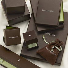 Load image into Gallery viewer, Ross-Simons Lapis Hoop Earrings 14kt Yellow Gold
