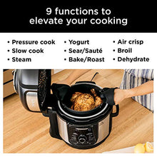 Load image into Gallery viewer, Ninja FD401 Foodi 8-Quart 9-in-1 Deluxe XL Pressure Cooker, Broil, Dehydrate, Slow Cook, Air Fryer, and More, with a Stainless Finish
