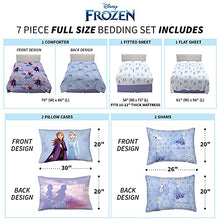 Load image into Gallery viewer, Franco Kids Bedding Super Soft Comforter and Sheet Set with Sham, 7 Piece Full Size, Disney Frozen 2
