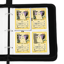 Load image into Gallery viewer, TCGAMES Card Binder for Pokemon Cards Binder 4-Pocket , 440 Pockets Trading Card Games Collection Binder with Sleeves
