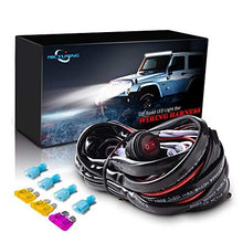 Load image into Gallery viewer, MICTUNING 7 Way Plug Inline Trailer Cord with 7 Gang Junction Box Bundle MIC-B1002 LED Light Bar Wiring Harness
