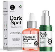 Load image into Gallery viewer, AM/PM Dark Spot Corrector Treatment - Overnight Kojic Acid Dark Spot Remover for Face /Body + AM Vitamin C Hyaluronic Acid Retinol Serum for Face, Tranexamic Acid Age Spot Acne Scar Treatment for Face
