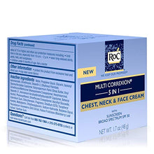 Load image into Gallery viewer, Roc Multi Correxion 5 in 1 Chest, Neck &amp; Face Cream with SPF 30, Hexyl-R Complex &amp; Vitamin E, 1.7 Ounces
