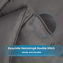 Load image into Gallery viewer, COONP All Season Full Comforter Soft Quilted Duvet Insert with Corner Tabs, Filled with 3D Snow Down Alternative,Winter Warm, Machine Washable-82 x 86 Inches,Grey
