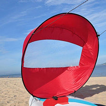 Load image into Gallery viewer, Dyna-Living Kayak Wind Sail 42&#39;&#39; Foldable Popup Kayak Sail for Kayaking Circular Collapsible Kayak Sail Kit for Boat Sailboat Canoe Inflatables and Tandems

