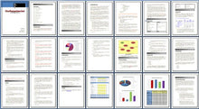 Load image into Gallery viewer, Marketing Plan Template for Lawn Care &amp; Landscaping Business MS Word / Excel
