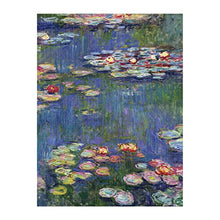 Load image into Gallery viewer, Galison Monet 500 Piece Double Sided Jigsaw Puzzle for Adults and Families, Classic Art Puzzle with Art from Monet on Both Sides, Multicolor (735358133)
