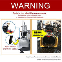 Load image into Gallery viewer, HPDAVV Protable PCP Air Compressor 4500Psi/30Mpa/300BAR - 1.5KW/110V/60Hz - Auto Stop - Pressure Customized - Paintball &amp; SCUBA HPA Tank Filling Pump
