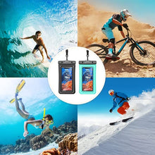 Load image into Gallery viewer, Syncwire Waterproof Phone Case, 2 Pack IPX8 Universal Waterproof Phone Pouch Underwater Dry Bag Compatible with iPhone 12 SE2 11 Pro XS Max XR X 8 7 6s Plus Galaxy S10 S9 Note 10 Google Pixel Up to 7&quot;
