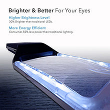 Load image into Gallery viewer, 3X Large Magnifying Glass with [10 Anti-Glare &amp; Fully Dimmable LEDs]-Evenly Lit Viewing Area-Illuminated Lighted Magnifier for Reading Small Fonts, Low Vision Seniors, Macular Degeneration, Inspection
