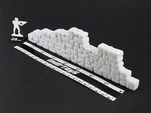 Load image into Gallery viewer, Ruined Stone Walls Set B, Terrain Scenery for Tabletop 28mm Miniatures Wargame, 3D Printed and Paintable, EnderToys
