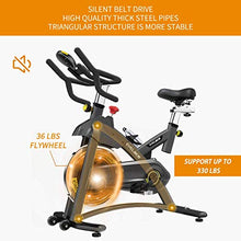 Load image into Gallery viewer, Cyclace Indoor Exercise Bike Stationary Cycling Bike with Ipad Holder for Home Workout
