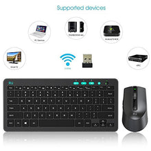 Load image into Gallery viewer, Rii RKM709 2.4 Gigahertz Ultra-Slim Wireless Keyboard and Mouse Combo, Multimedia Office Keyboard for PC, Laptop and Desktop,Business Office
