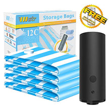 Load image into Gallery viewer, VMSTR Travel Vacuum Storage Bags with Electric Pump, Medium Small Space Saver Bags for Travel and Home Use
