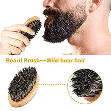 Load image into Gallery viewer, Beard Kit for Men Grooming &amp; Care W/Beard Wash/Shampoo,2 Packs Beard Growth Oil,Beard Balm Leave-in Conditioner,Beard Comb,Beard Brush,Beard Scissor 100% Pure &amp; Organic Beard Growth Kit
